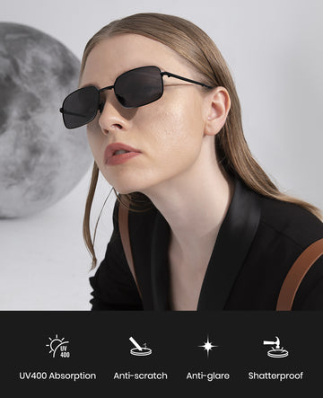 Cyxus Foldable Metal UV400 Protection Polarized Sunglasses 1016